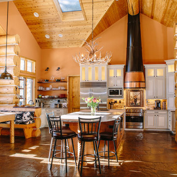Evergreen Log Home Kitchen Renovation