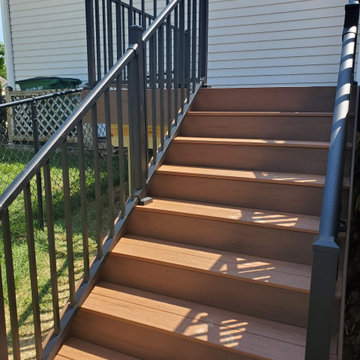Timbertech Tropical with Red Splash