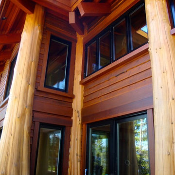 Custom Log Infused Cabin