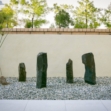 Modern outdoor entertainer in Carmel Valley