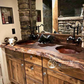 Custom Rustic Vanities
