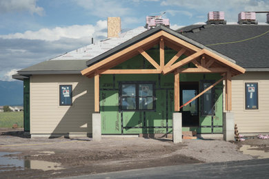 Inspiration for a craftsman exterior home remodel in Other