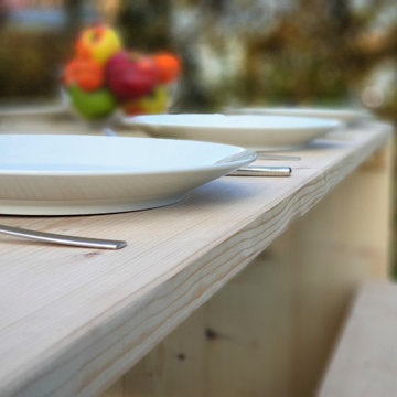 Produktbilder der neuen Outdoormöbelreihe