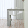 vidaXL Wall Bar Table Bar Desk for Home Office White&Sonoma Oak Engineered Wood