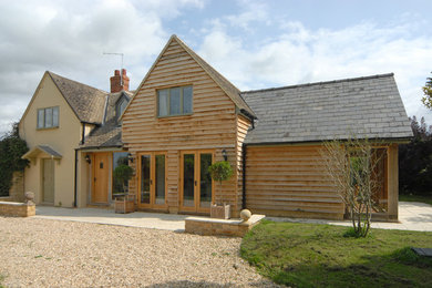 Inspiration for a farmhouse house exterior in Gloucestershire.
