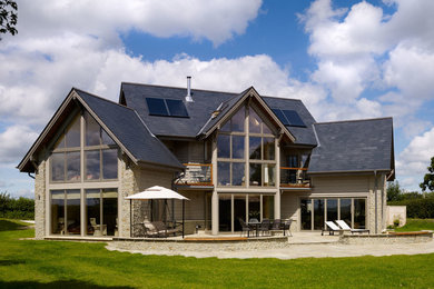 Example of an exterior home design in Other