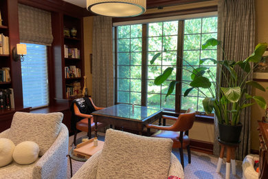 フィラデルフィアにあるおしゃれなホームオフィス・書斎の写真