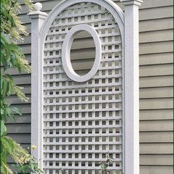 Lattice with Oval Cut-Out - Outdoor Products