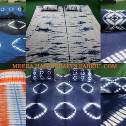 TIE-DYE BEDSEET HANDMADE BLOCK PRINTED - Products