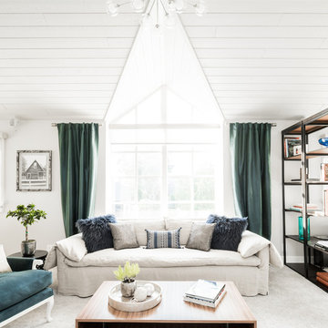 Transitional Family Room