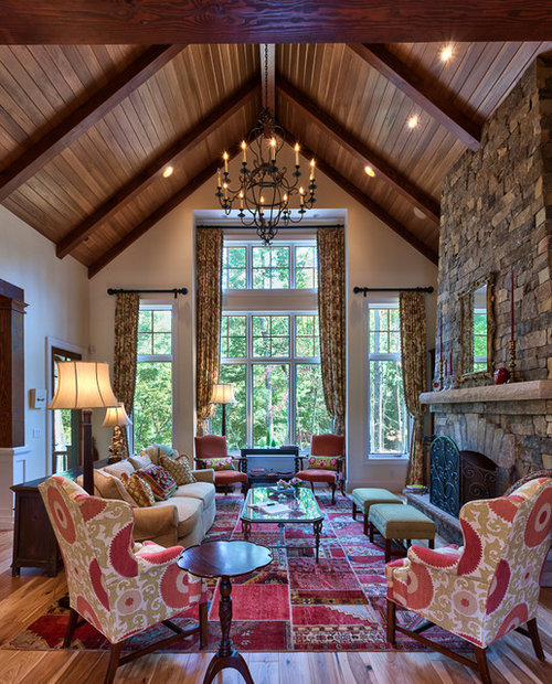 Cedar Beams Staining