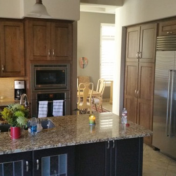 Dark Wood Cabinet Kitchen