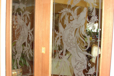 Carved Glass Designs