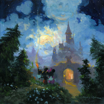 Disney Fine Art Giclee Adventure to the Castle Gates by James Coleman