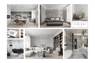 Inspiration for a bedroom remodel in Moscow
