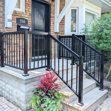 Picket Front Step Railing
