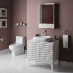 Customize Solid Wood Bathroom Vanity- - Products