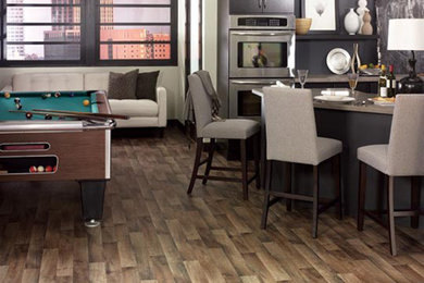 Inspiration for a contemporary family room remodel in Miami