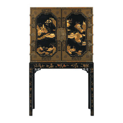 George III Oriental Lacquer Cabinet - Baker Furniture - Furniture