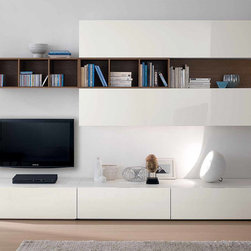 Spar Logika Wall Unit Composition LK16 - $2,985.00 - Entertainment Centers And Tv Stands