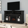 Electric Fireplace TV Stand for TVs up to 59" Media Console With Shelves