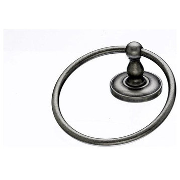 Bath Ring - Antique Pewter - Plain Back Plate, TKED5APD