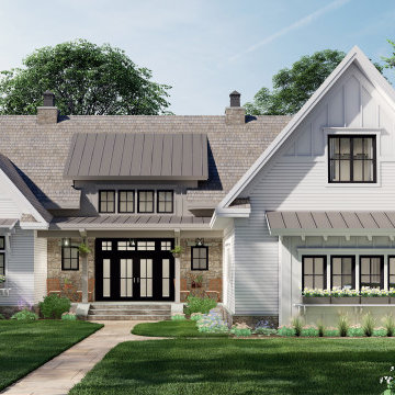 Str. Croix House Plan - Front