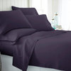 Becky Cameron Premium Ultra Soft Luxury 6-Piece Bed Sheet Set, Purple, Twin Xl