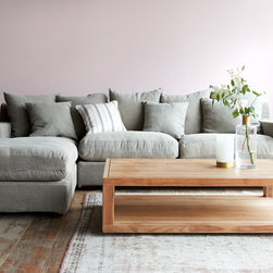 Nomad Home - Beccy L-shape Sofa Tobacco - Living Room Furniture