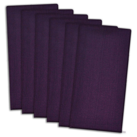 DII Variegated Eggplant Napkin, Set of 6