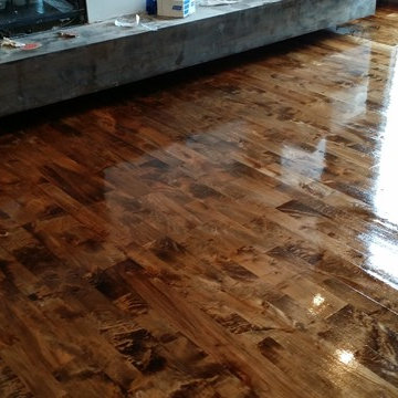 Custom Stain on Maple