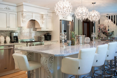 Example of a kitchen design in Nashville