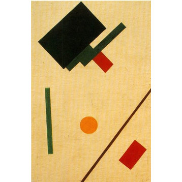 Kazimir Malevich Suprematist Composition, 18"x27" Wall Decal