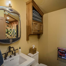 HALF BATH OFF MG & DODGE GARAGE