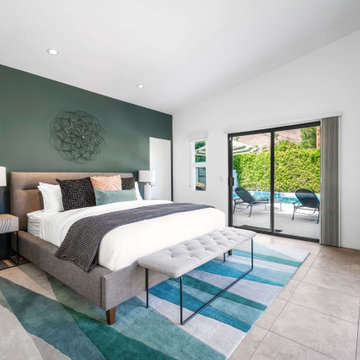 Palm Springs Vacation Rental Master Bedroom Design - Airbnb