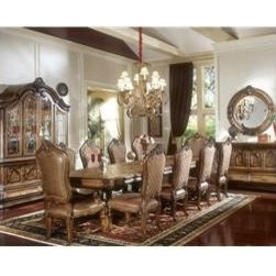 AICO Furniture - Tuscano Rectangular Dining Table in Biscotti - 34000-26 - Dining Tables