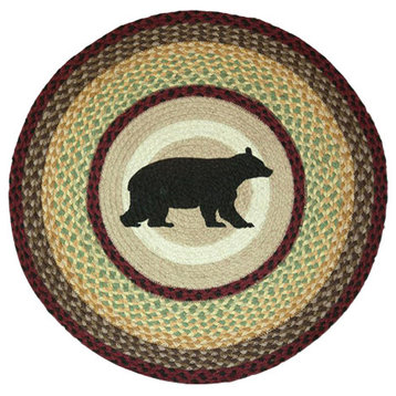 Cabin Bear Round Patch 27"x27"