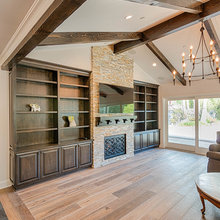 Family room and fireplace wall ideas