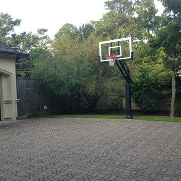 Valorie W's Pro Dunk Gold Basketball System on a 30x33 in Houston, TX