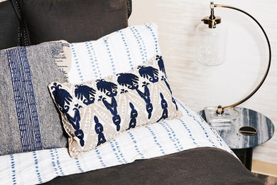 Inspiration for a modern bedroom remodel in Atlanta