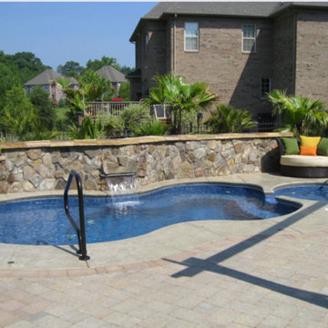 Viking - Malibu - Midwest Fiberglass Pools - Charlotte, NC