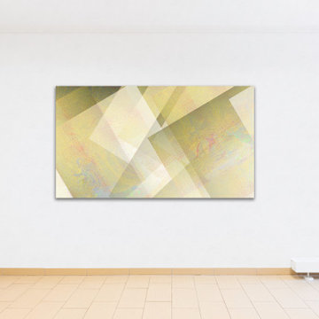 Gold Horizontal Abstract Art