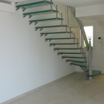 Escalier en Verre