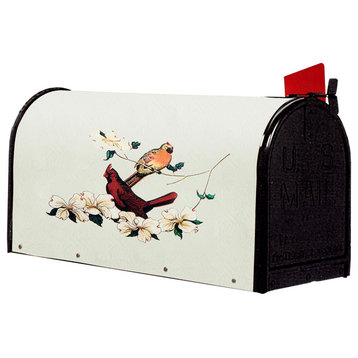 Bacova Fiberglass Wrapped Mailbox, Cardinaldogwood