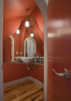 Bathroom Vanity Light Over Arched Mirror