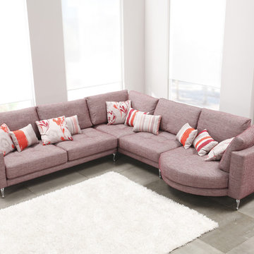 Opera Modern Sectional Sofa by Famaliving California