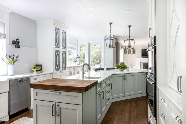 American Traditional Kitchen by Wendy O'Brien Interior Planning & Design
