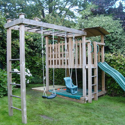 Small Play den with sandpit. - Kids Playsets And Swing Sets