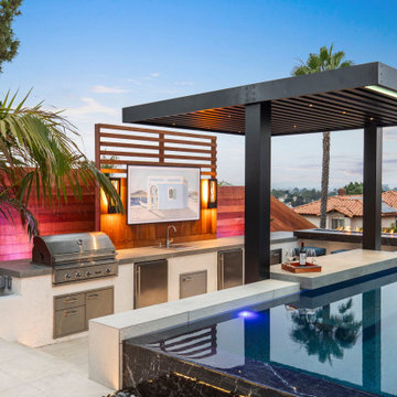 Mira Montana - Front Yard Infinity Pool, Zen-Inspired Design