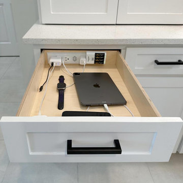 Kitchen Transformation With In-Drawer Outlets
